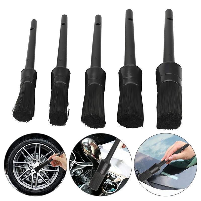 5-Piece Boar Hair Detail Brush Set