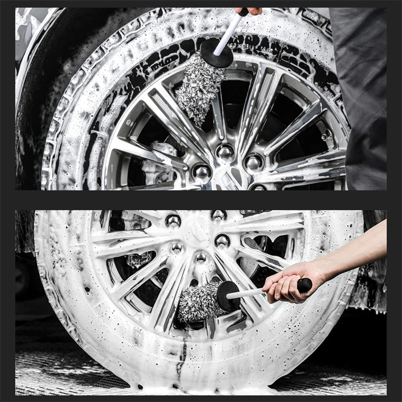 Soft-Bristle Wheel & Barrel Brush