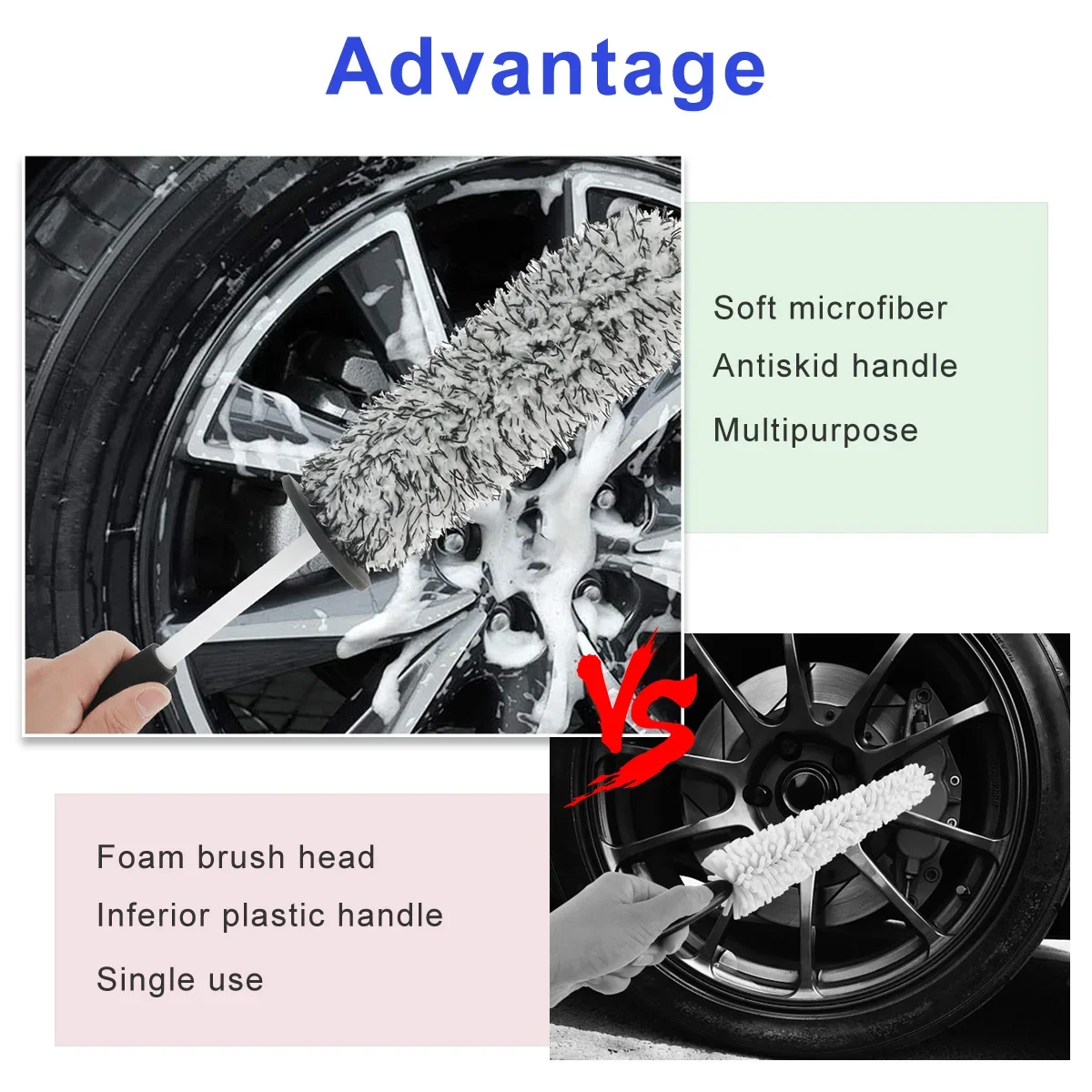 Soft-Bristle Wheel & Barrel Brush
