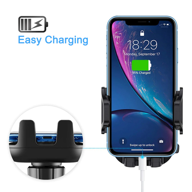 360° Suction Phone Mount — Windshield/Dash