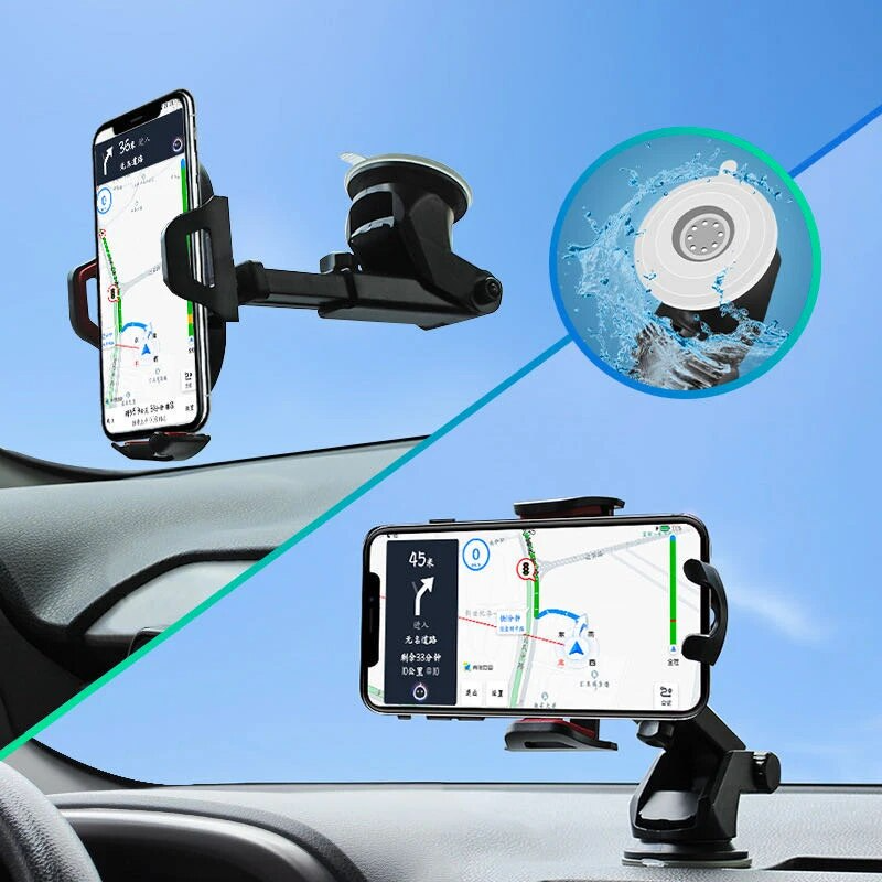 360° Suction Phone Mount — Windshield/Dash