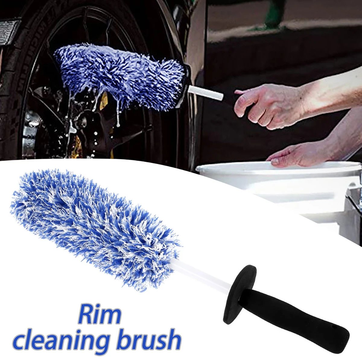 Soft-Bristle Wheel & Barrel Brush