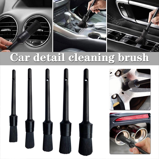 5-Piece Boar Hair Detail Brush Set