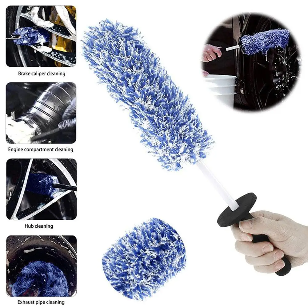 Soft-Bristle Wheel & Barrel Brush