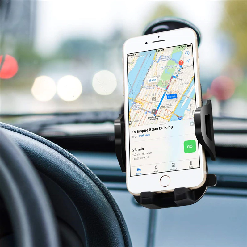 360° Suction Phone Mount — Windshield/Dash