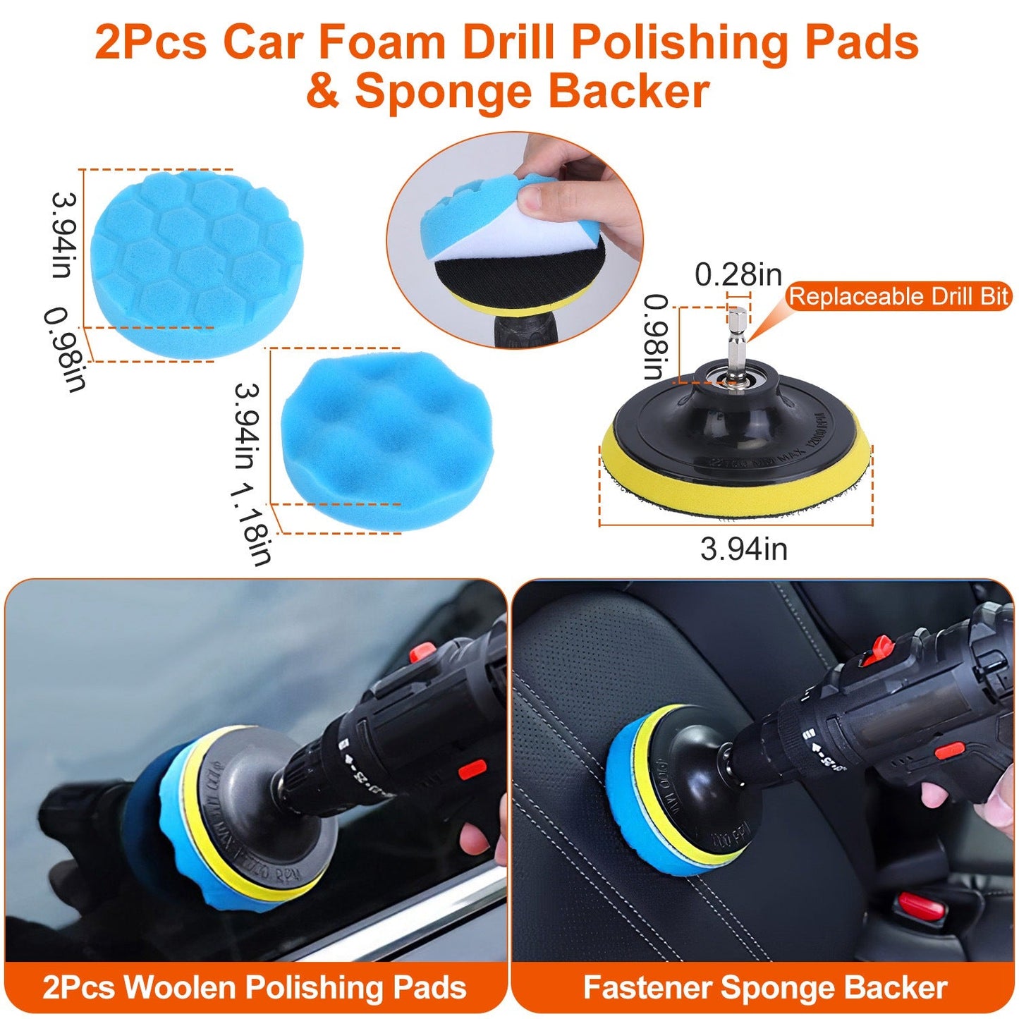 26-Piece Detailing Brush Kit — Interior + Wheels