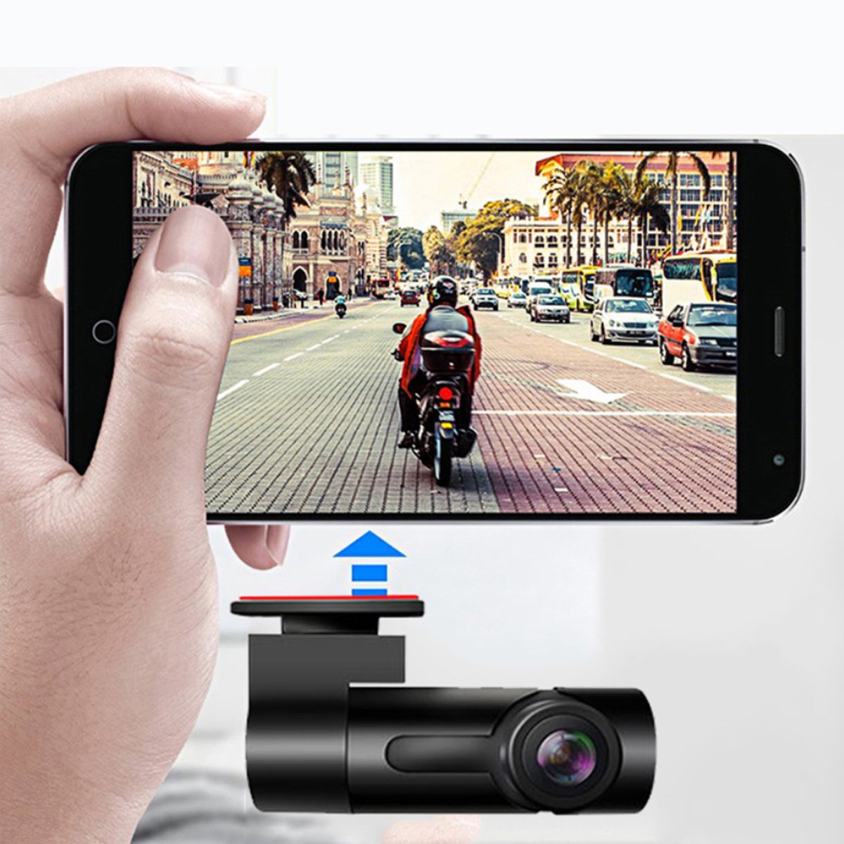 WiFi Dash Cam — 360° Rotation + App Control