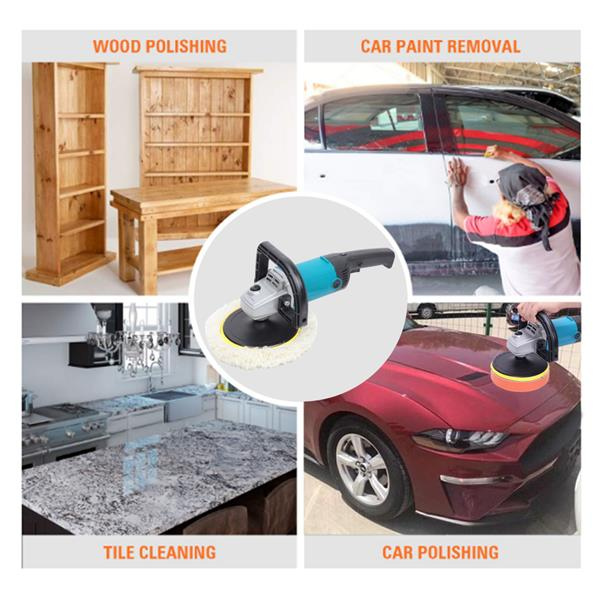 Variable-Speed Polisher — Full Detailing Kit