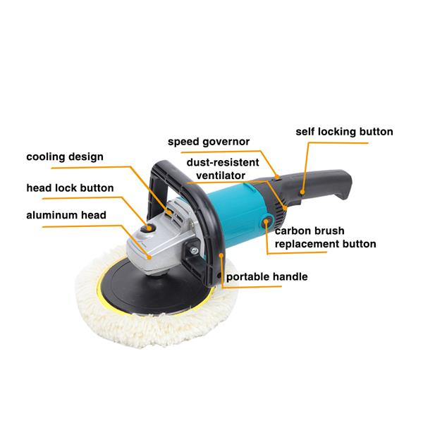 Variable-Speed Polisher — Full Detailing Kit
