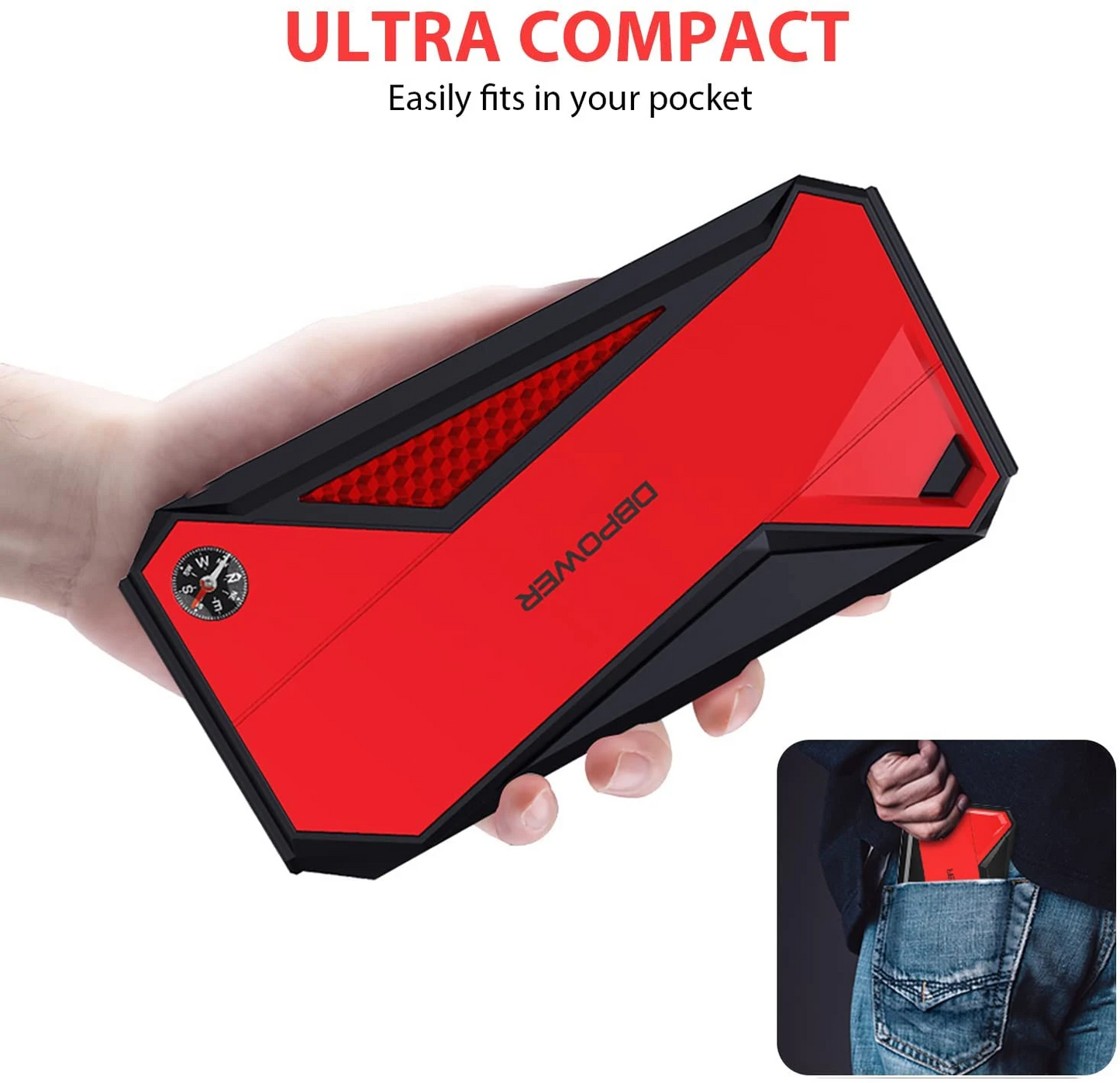 Jump Pack 1600A — 18,000mAh Portable Starter