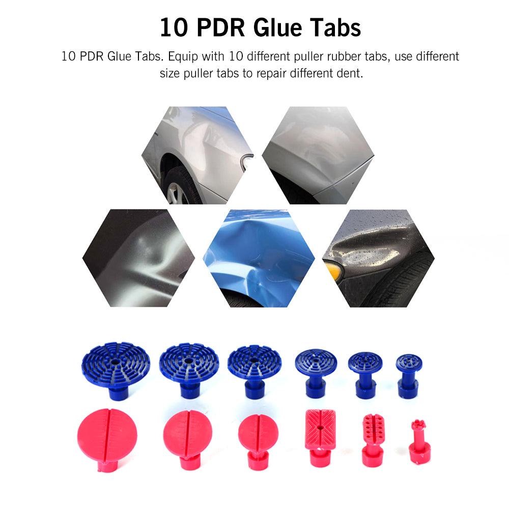 Paintless Dent Puller Kit — Glue Tab System